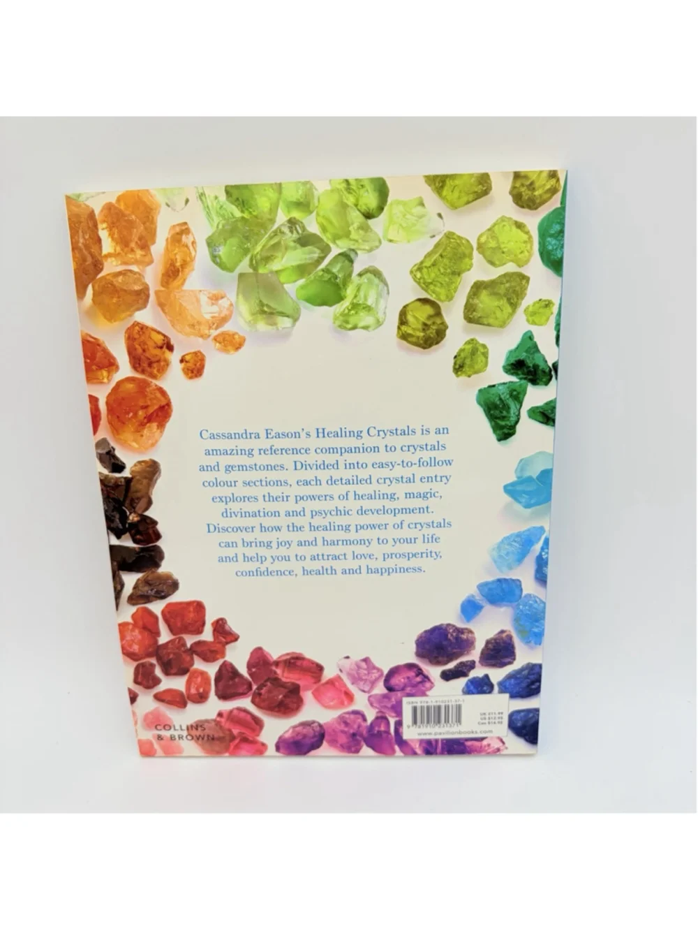 Healing Crystals Cassandra Eason Illustrated Guide to 150 Crystals Gemstones PB